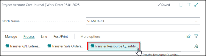 Call Transfer Resource Quantity